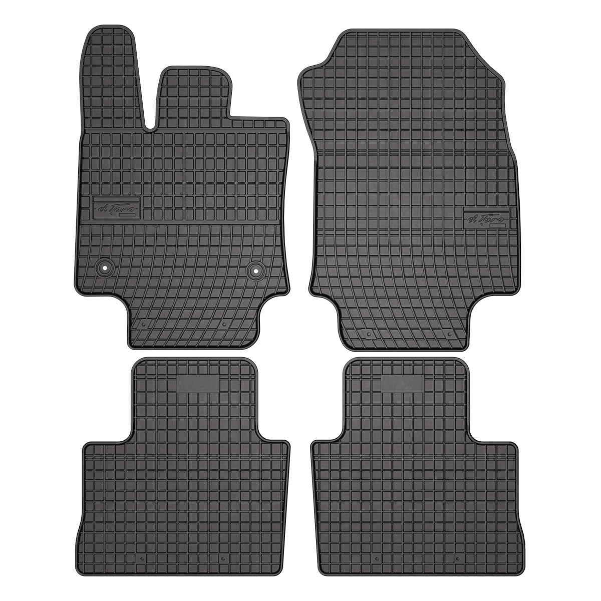 Toyota RAV4 Floor Mats - Omac - Rubber - Black - 2019